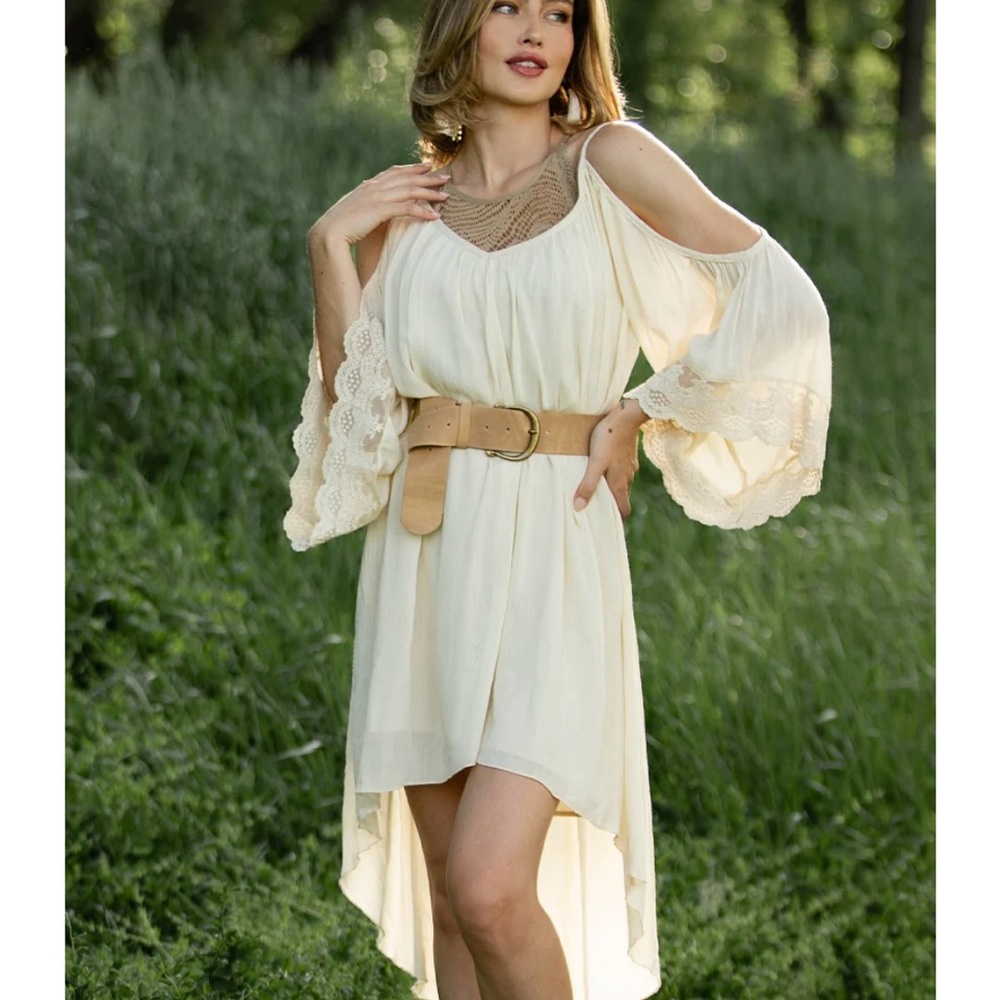 NWT Joyfolie DELA DRESS IN CREAM